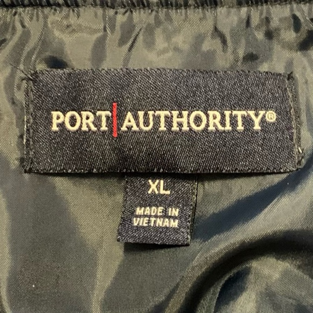 Port Authority navy blue US Navy long sleeve pullover jacket. - Picture 8 of 12